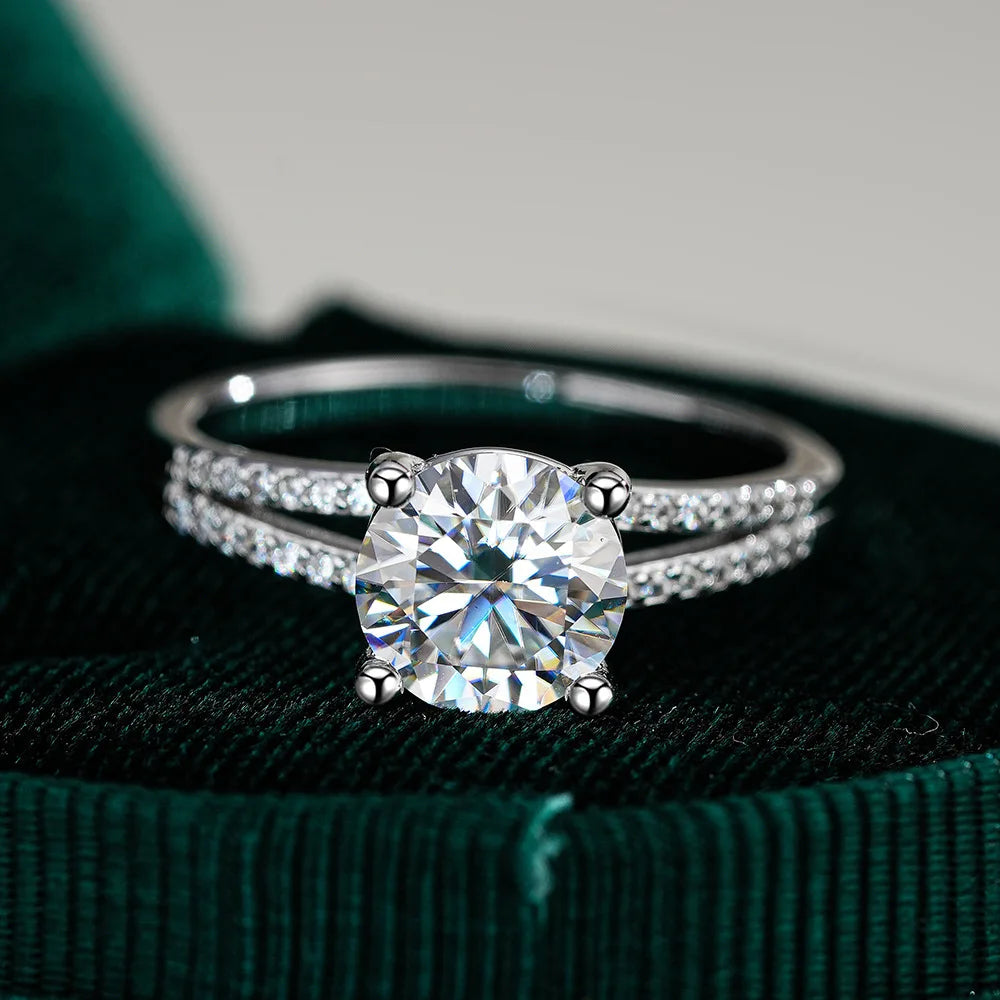 Forever Begins Here - 2 Carat Lab Grown Diamond Engagement Ring in Platinum