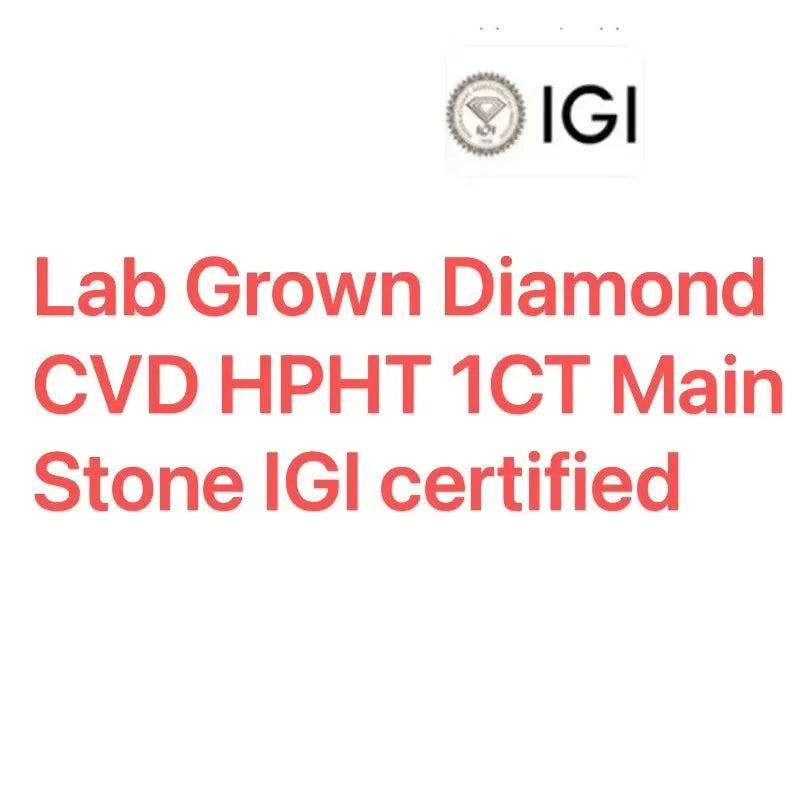 1.5CT Main Stone CVD HPHT Princess Cut Wedding Ring IGI Certified DEF VS-VVS Lab Grown Diamond 950 Platinum Ring For Lady