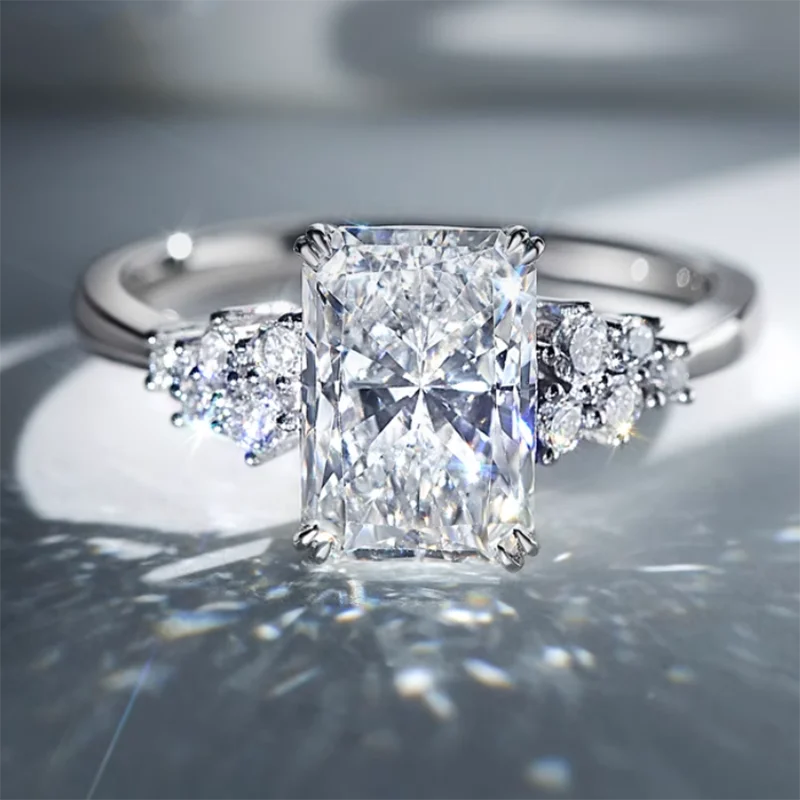 The Apex: 5 Carat Radiant Platinum Diamond Ring