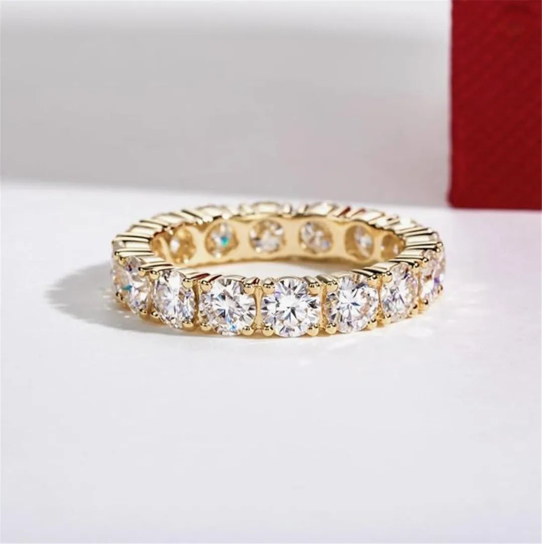 The Eternity Band - 4.5-5ct Lab Grown Diamond Eternity Ring in 14K Gold