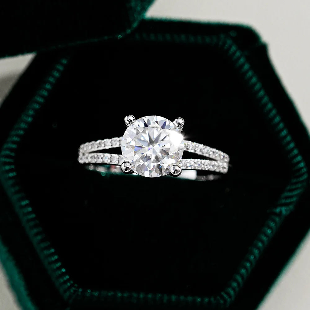 Forever Begins Here - 2 Carat Lab Grown Diamond Engagement Ring in Platinum
