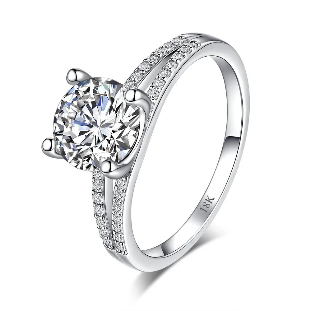Forever Begins Here - 2 Carat Lab Grown Diamond Engagement Ring in Platinum