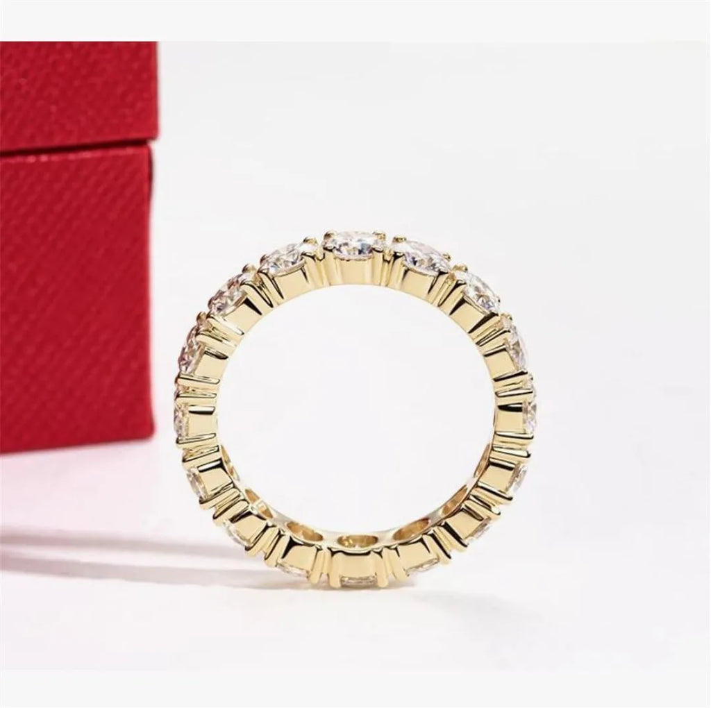 The Eternity Band - 4.5-5ct Lab Grown Diamond Eternity Ring in 14K Gold