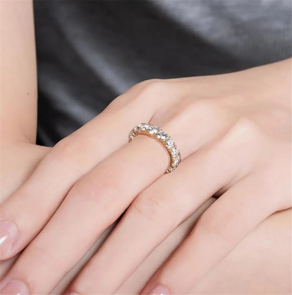 The Eternity Band - 4.5-5ct Lab Grown Diamond Eternity Ring in 14K Gold