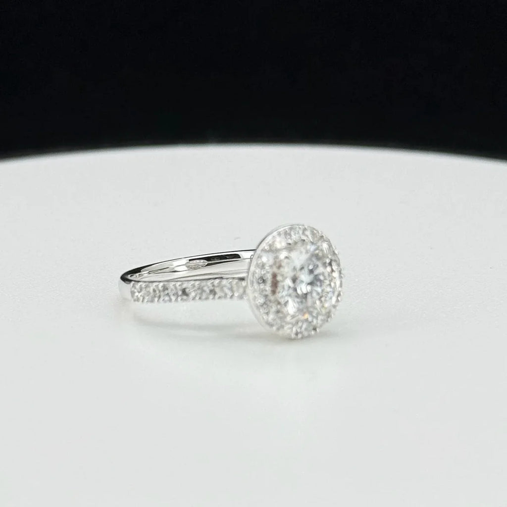 Desire & Fire - 3ct D VS1 Lab Grown Diamond Sunflower Ring