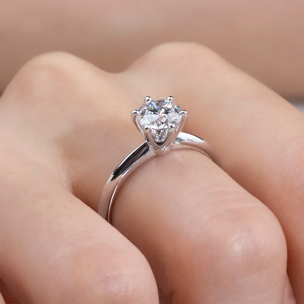 Forever & Fire - 1.5ct IGI Lab Grown Diamond Ring in 18K Gold