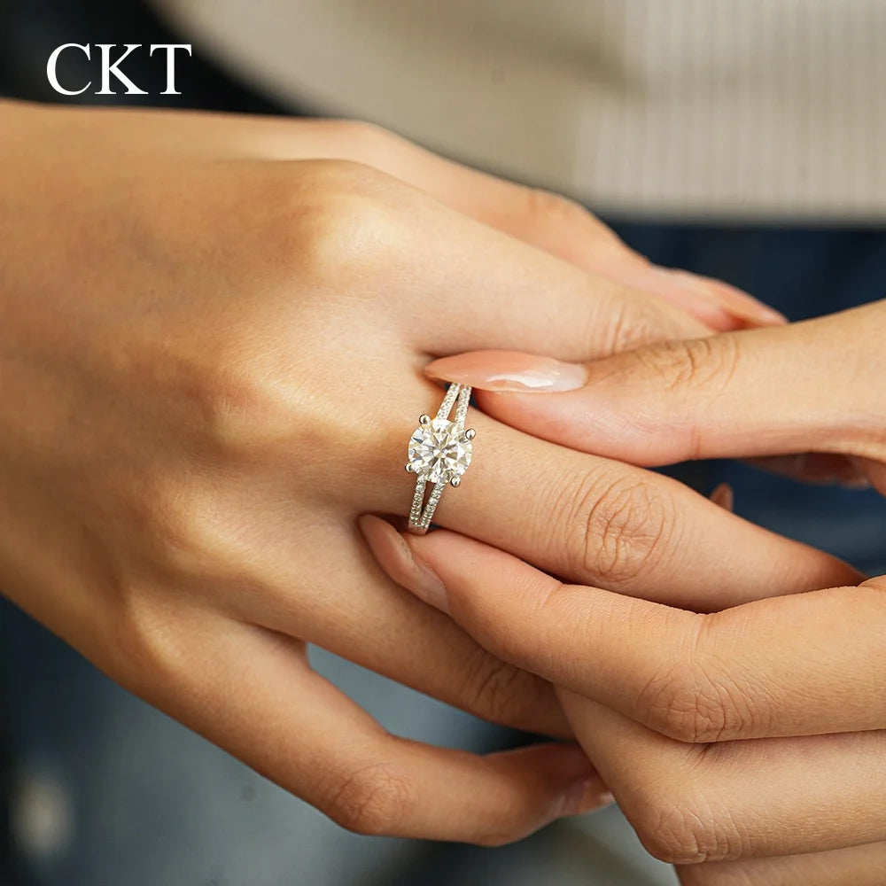 Forever Begins Here - 2 Carat Lab Grown Diamond Engagement Ring in Platinum